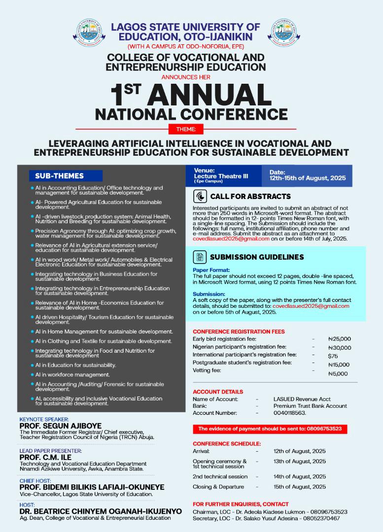 1st Annual National Conference