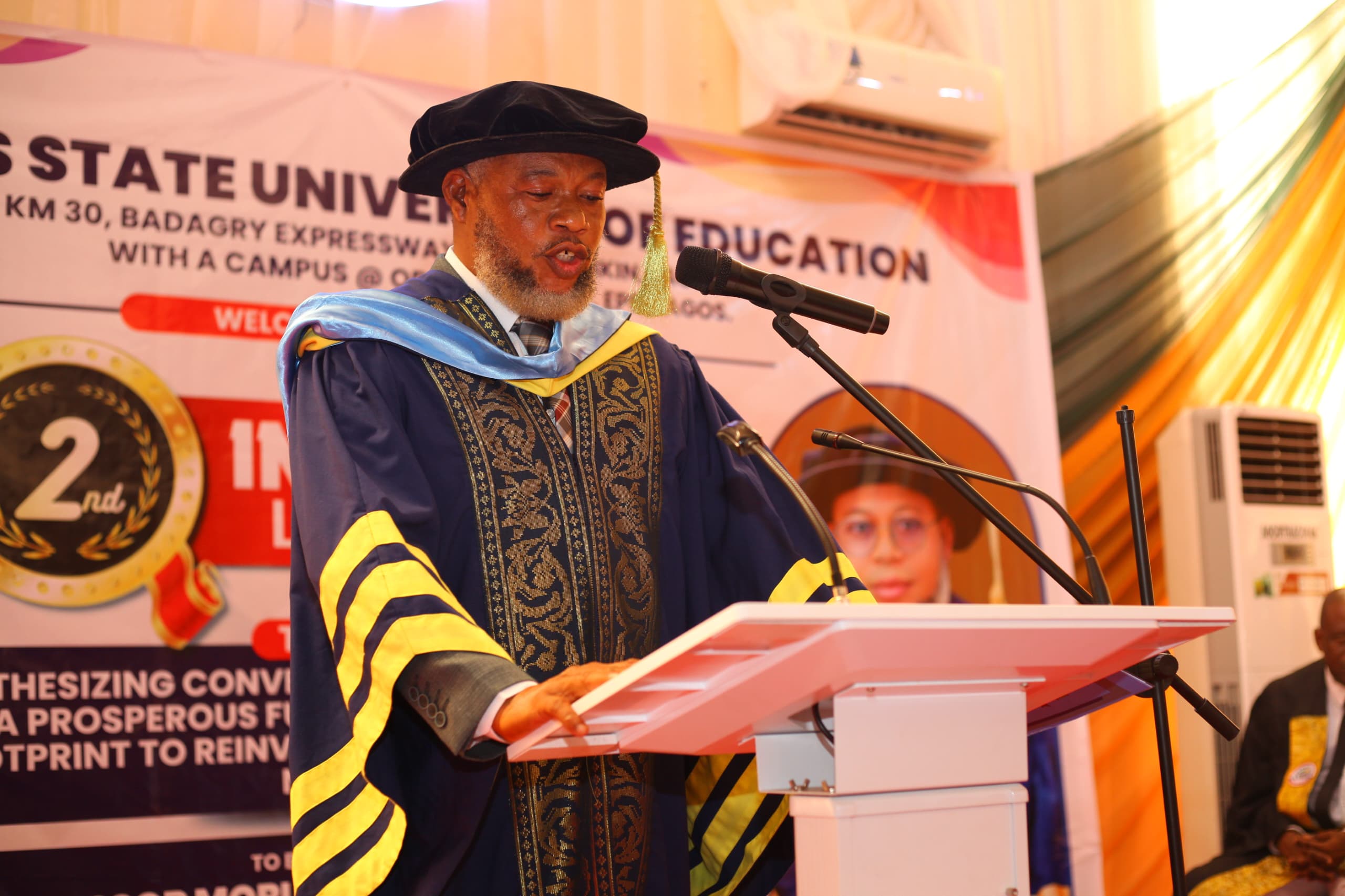 LASUED Hosts Second Inaugural Lecture, Advocates Modern Approach to Arabic Studies.