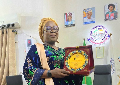 New Year, New Achievement as LASUED VC Receives Another Meritorious Award